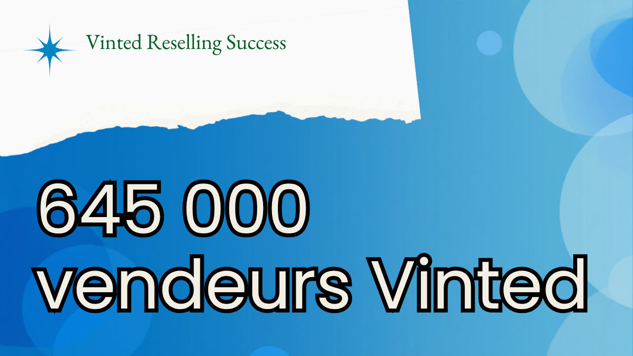 &Eacute;tude sur 645 000 vendeurs Vinted fran&ccedil;ais &eacute;tablis
